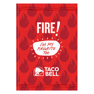Fire Sauce Packet Notebook Mobile View