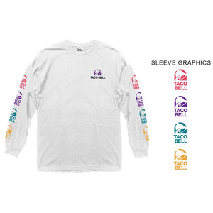 Taco Bell Colorful Logo Long Sleeve Shirt Mobile View