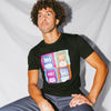 Pop Art Black T Shirt 1