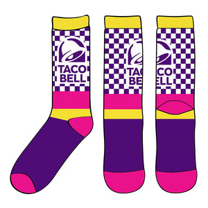 Taco Bell Checkered Socks Mobile View