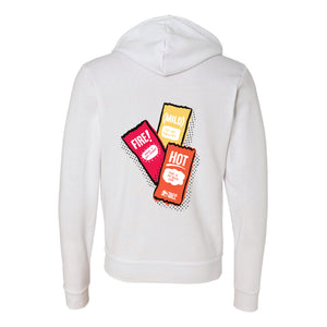Taco Bell Sauce Packet Trio Zip-Up Mobile View