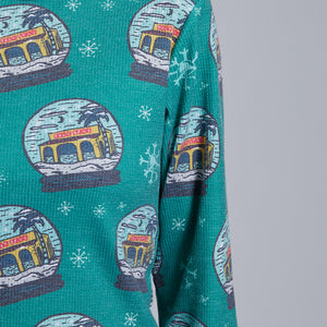 Taco Bell Numero Uno Snow Globe Holiday Pajama Set Mobile View