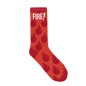 Fire Sauce Packet Knit Sock Mobile View
