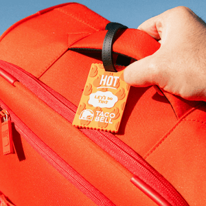 Hot Sauce Packet Luggage Tag Mobile View