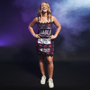 Taco Bell Diablo Sauce Packet Dress Mobile View